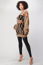 Load image into Gallery viewer, Caged and Cozy Sweater
