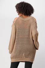 Load image into Gallery viewer, Caged and Cozy Sweater
