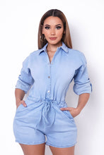 Load image into Gallery viewer, Willow Denim Romper
