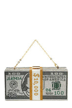 Load image into Gallery viewer, All About the Benjamins Clutch
