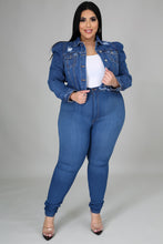 Load image into Gallery viewer, Angela Denim Jacket (Curvy)
