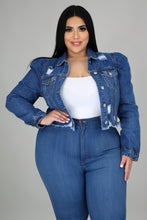 Load image into Gallery viewer, Angela Denim Jacket (Curvy)
