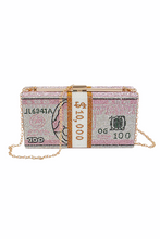 Load image into Gallery viewer, All About the Benjamins Clutch
