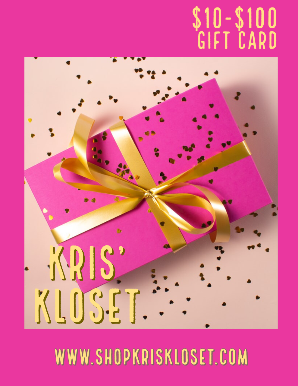 Kris' Kloset E-Gift Card