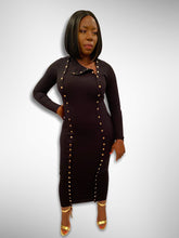 Load image into Gallery viewer, All Buttoned Up Dress
